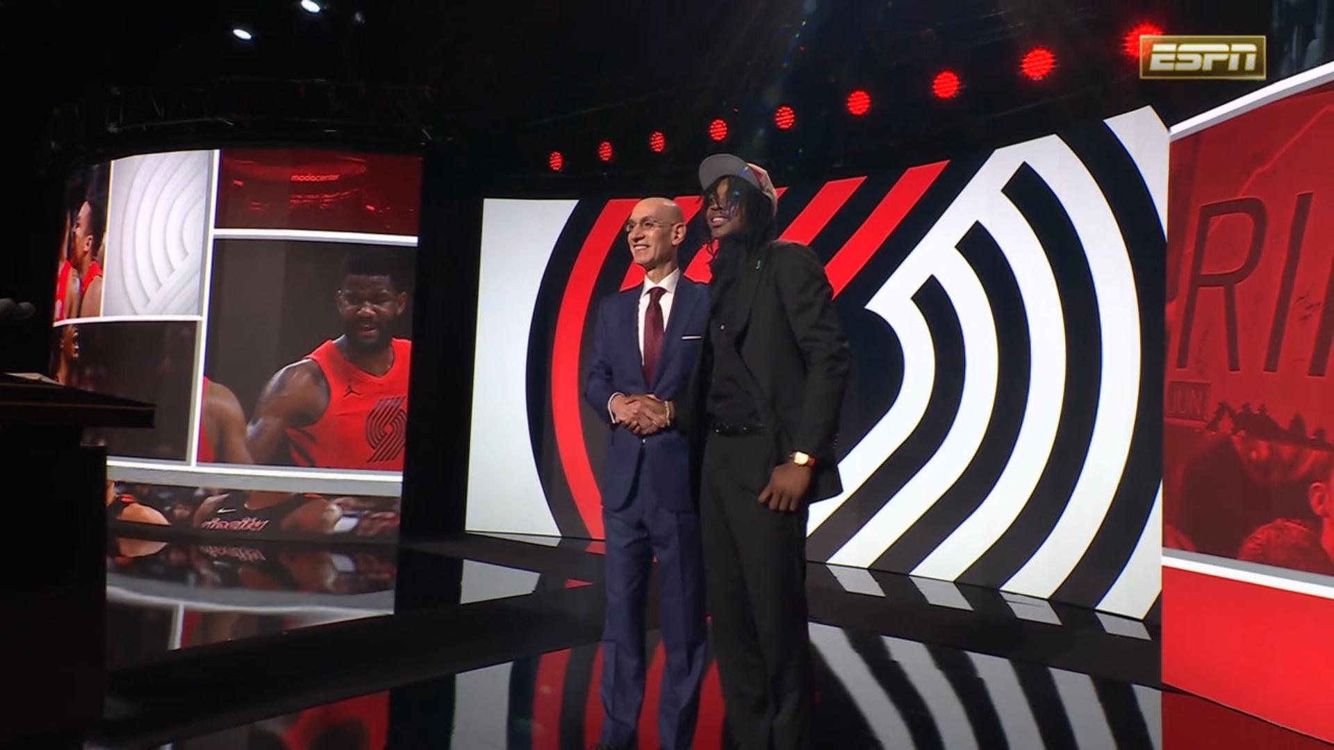 Bub Carrington pick Blazers NBA Draft 2024 27 juin 2024