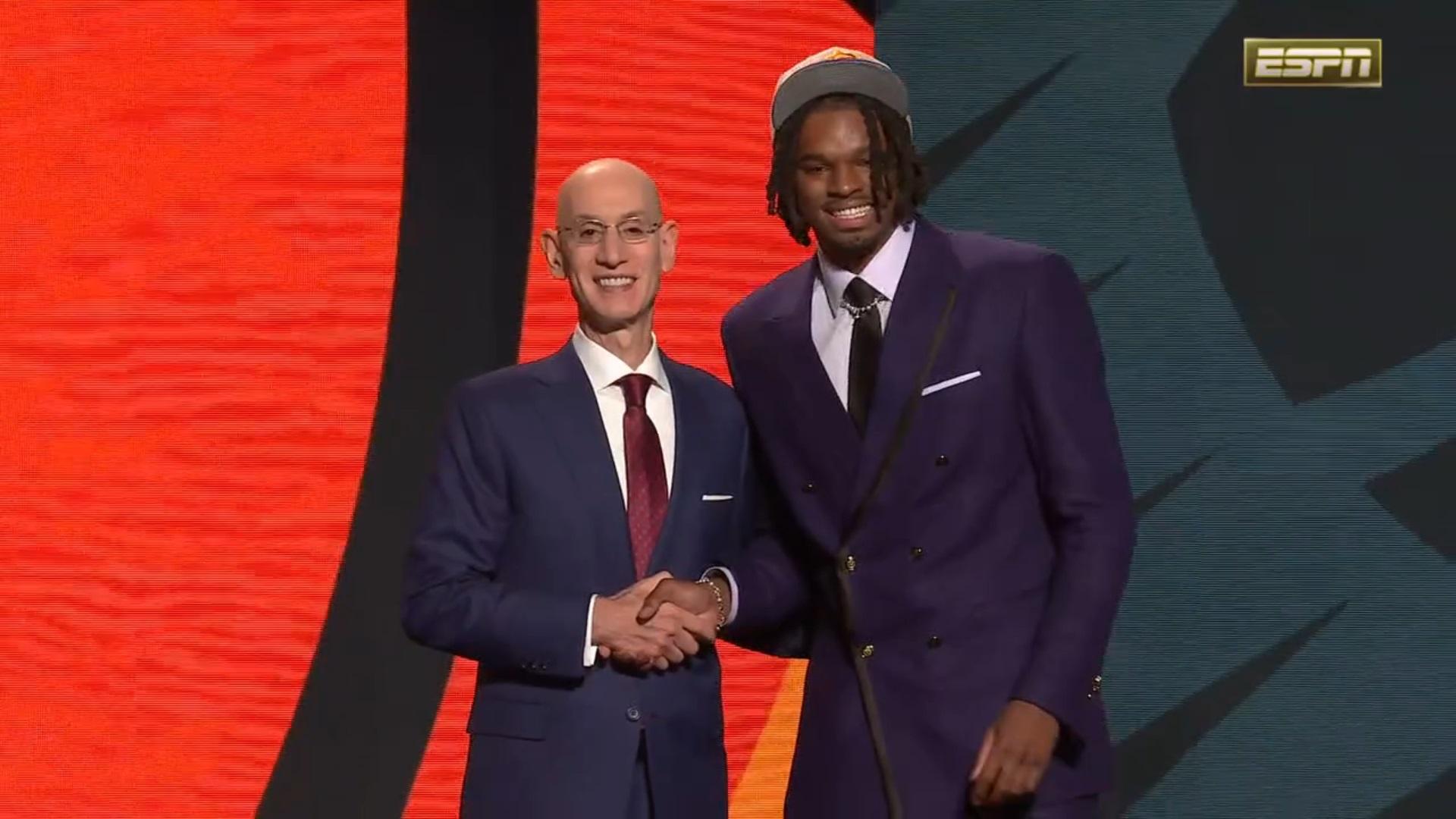 DaRon Holmes Nuggets Draft NBA 27 juin 2024