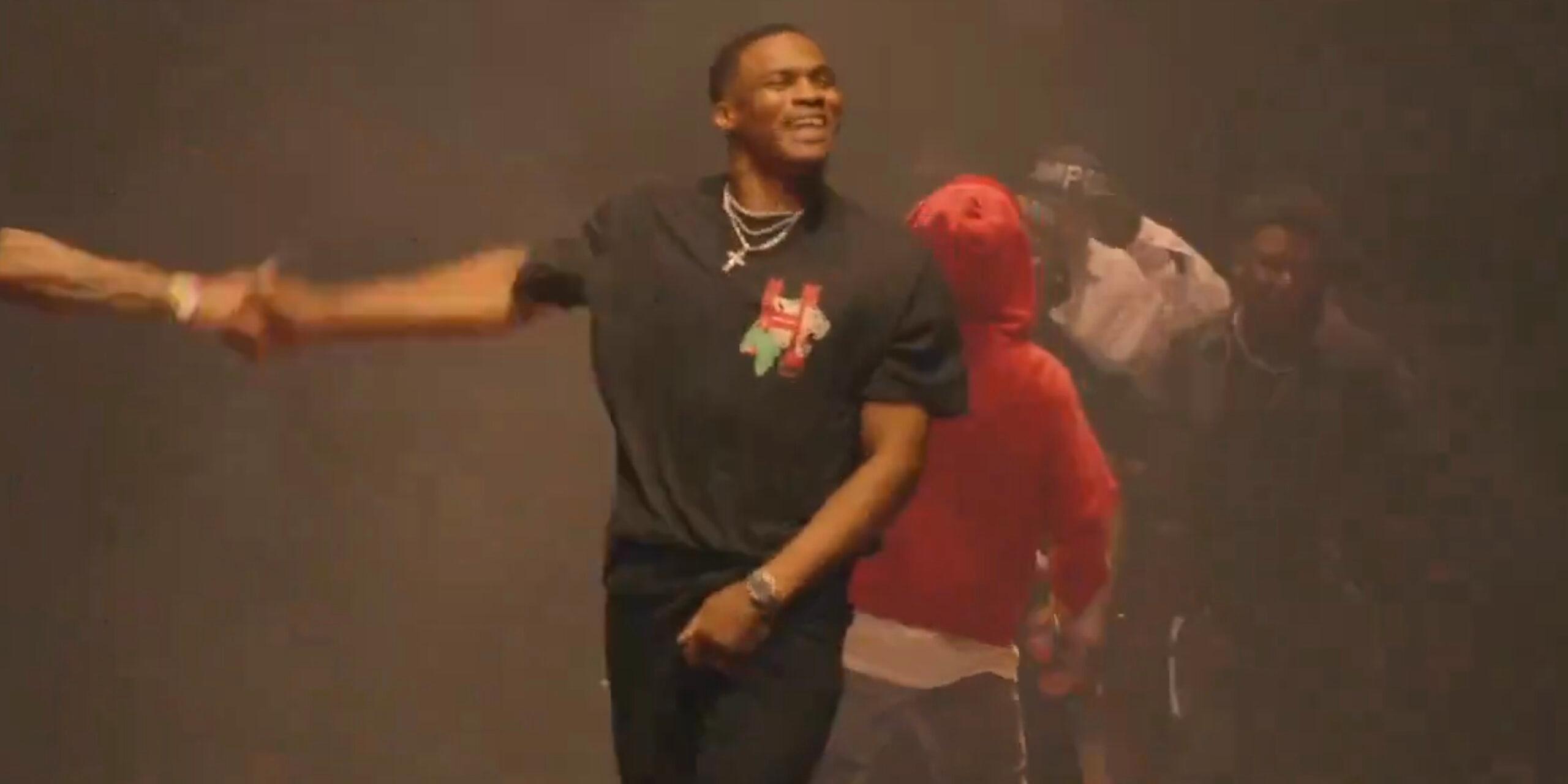 Kendrick Lamar Russell Westbrook concert LA