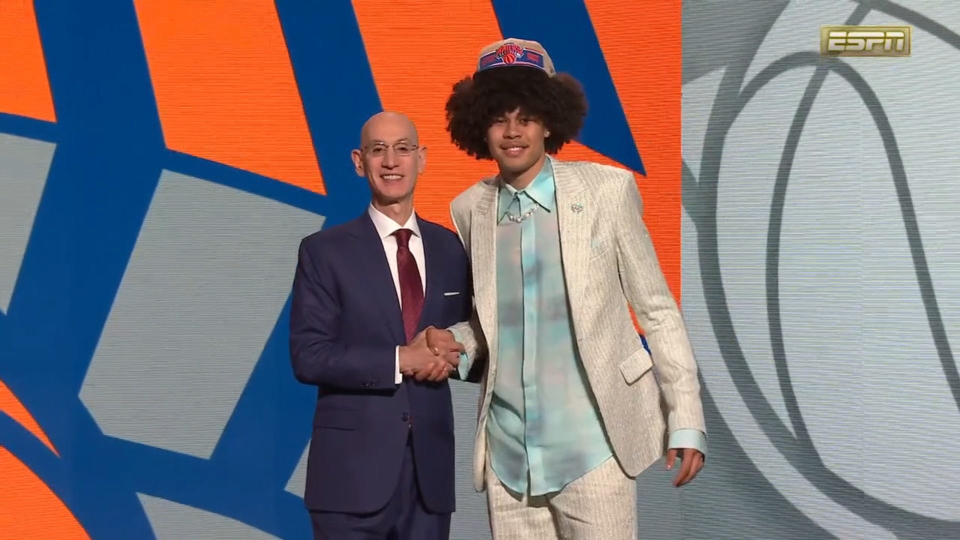 Kyshawn George Draft NBA New York Knicks 27 juin 2024