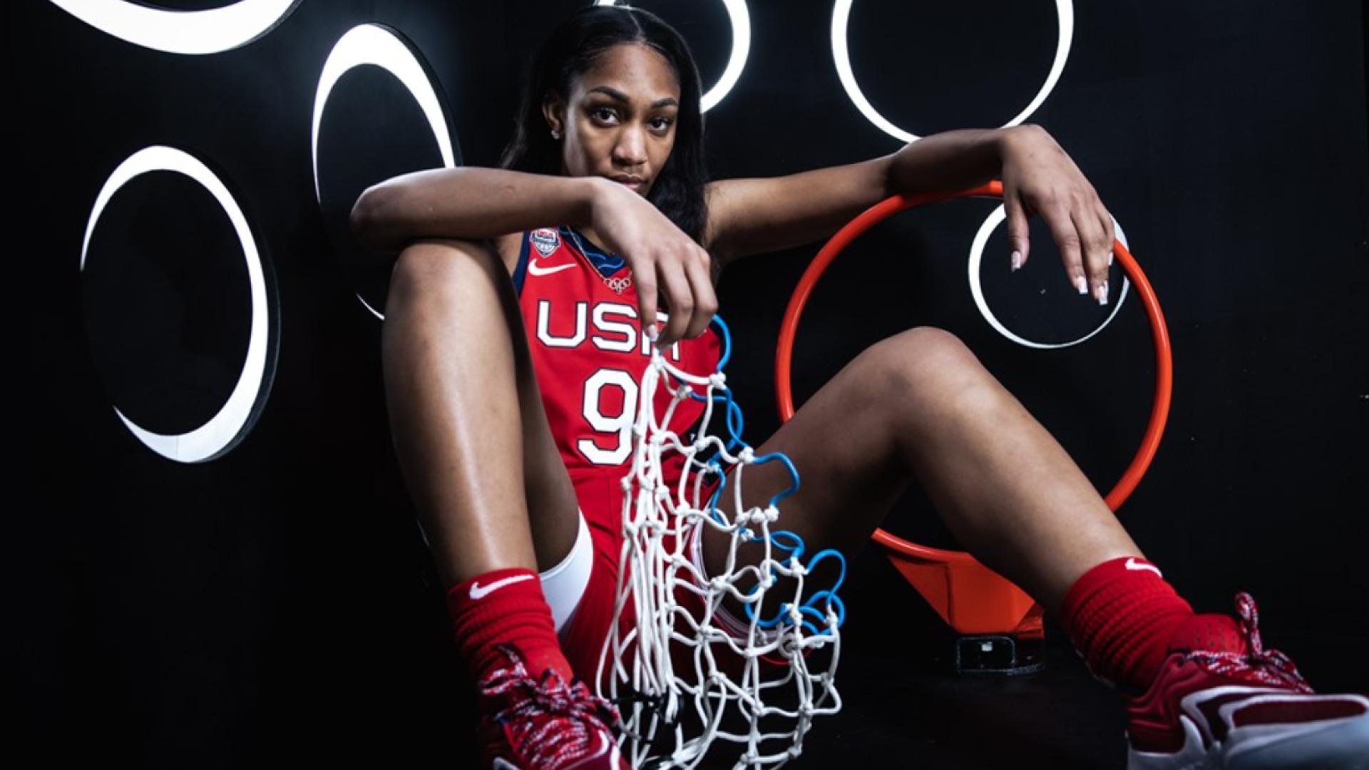 A'ja Wilson Team USA 23 juillet 2024
