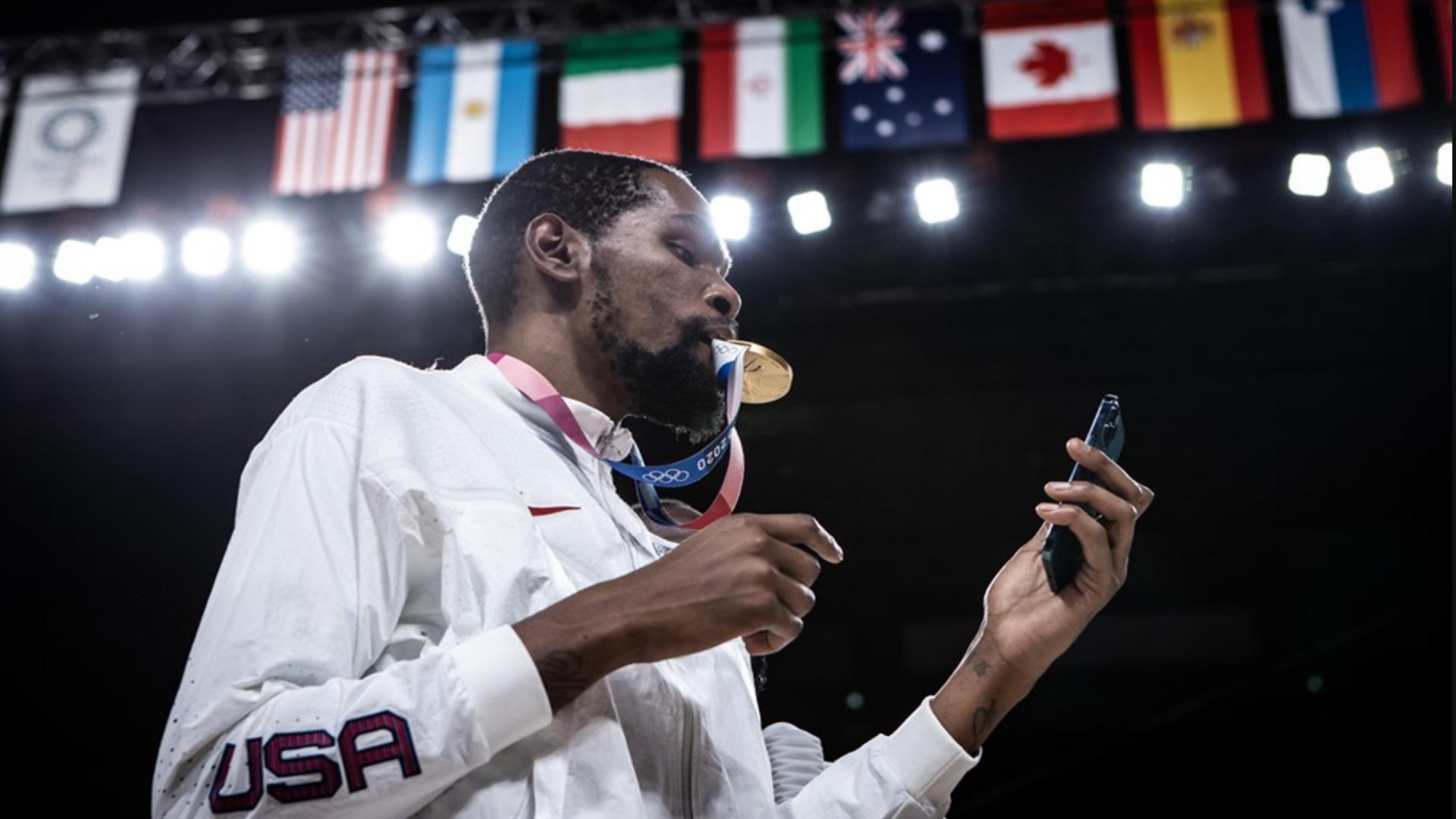 Kevin Durant États-Unis 4 juillet 2024