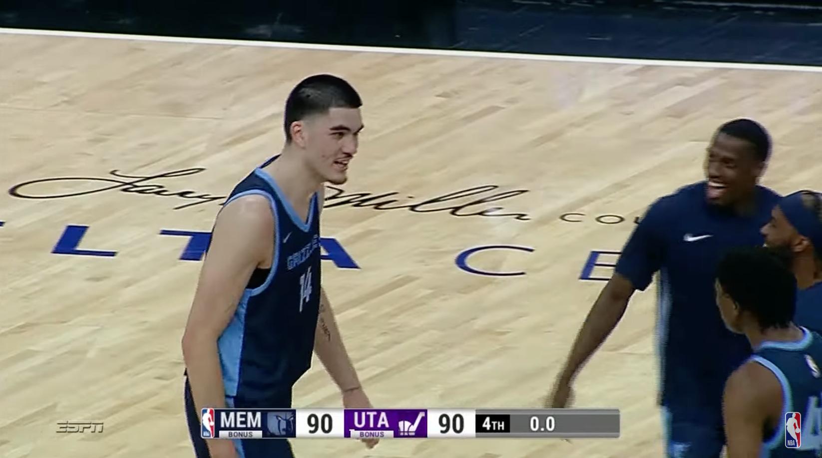 Zach Edey Memphis Grizzlies Summer League 9 juillet 2024