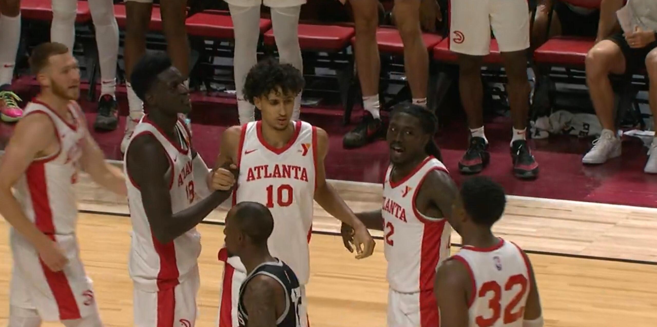 Zaccharie Risacher Hawks Summer League