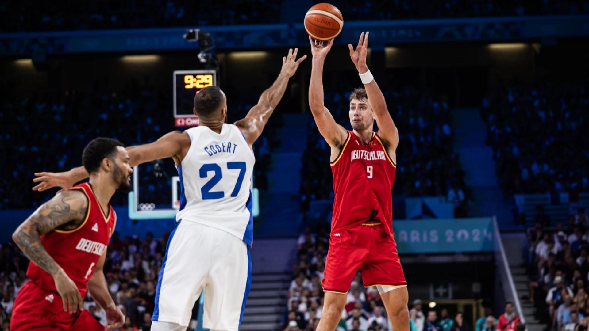 Rudy Gobert - Franz Wagner France - Allemagne 8 août 2024