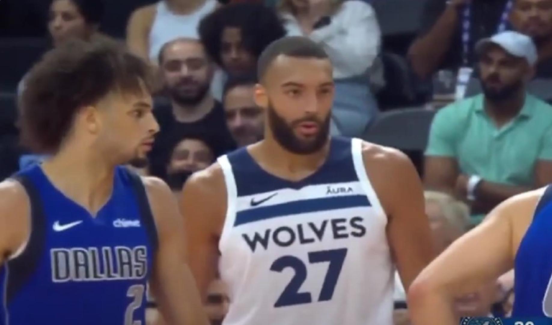 Dereck Lively II et Rudy Gobert