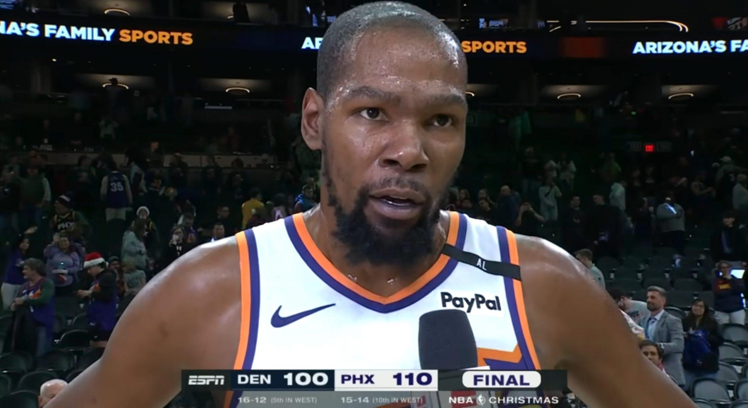 Kevin Durant 26 décembre 2024