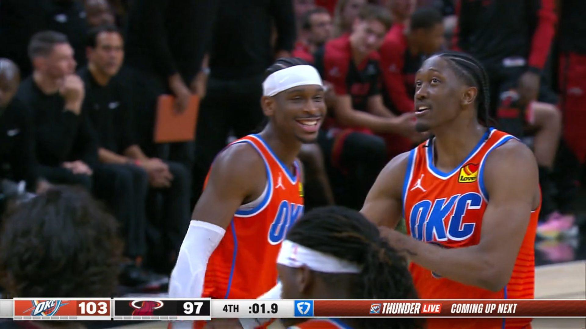 Jalen Williams Shai Gilgeous-Alexander Thunder 21 décembre 2024