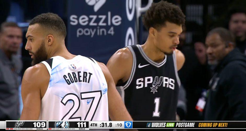 Rudy Gobert Victor Wembanyama 30 décembre 2024