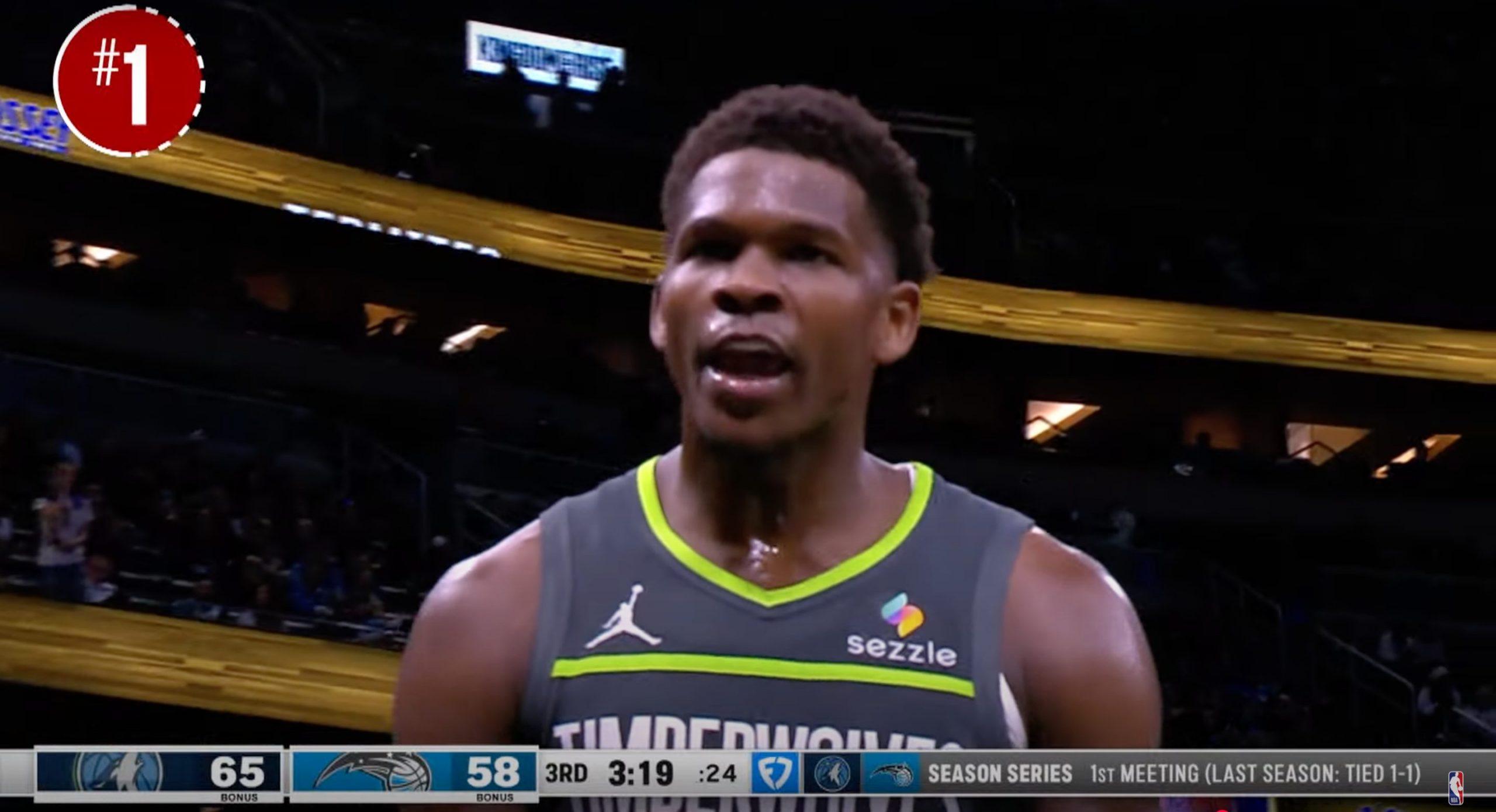 Anthony Edwards top 10 10 janvier 2025