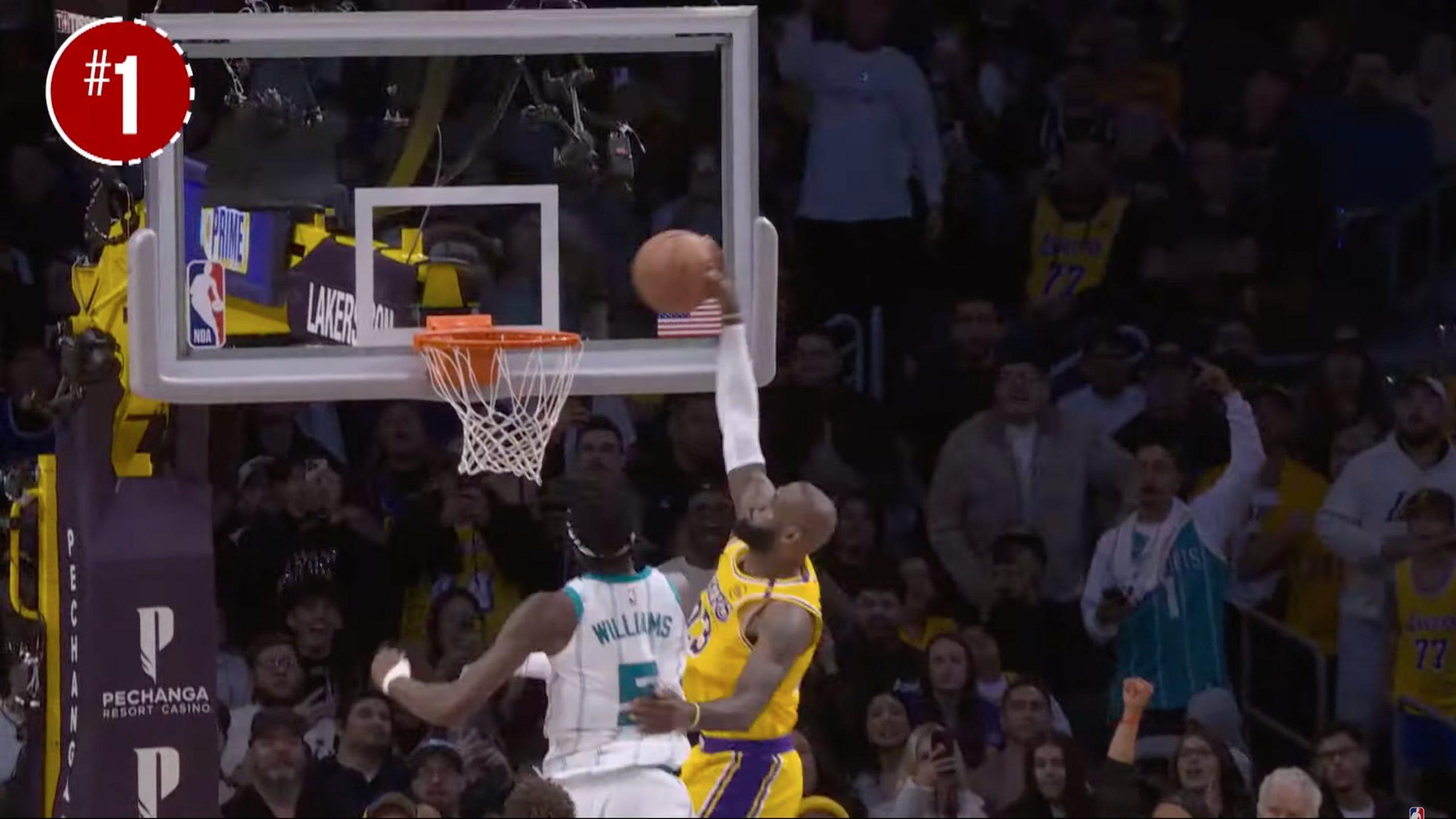 LeBron James top 5 20 février 2025