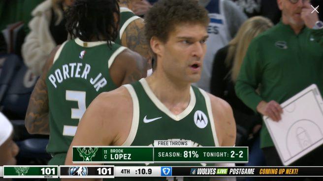 Brook Lopez Bucks 13 février 2025