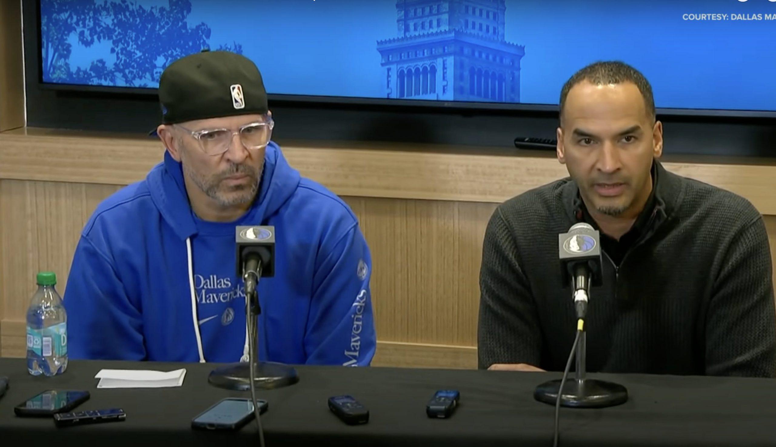 Jason Kidd et Nico Harrison Dallas Mavericks
