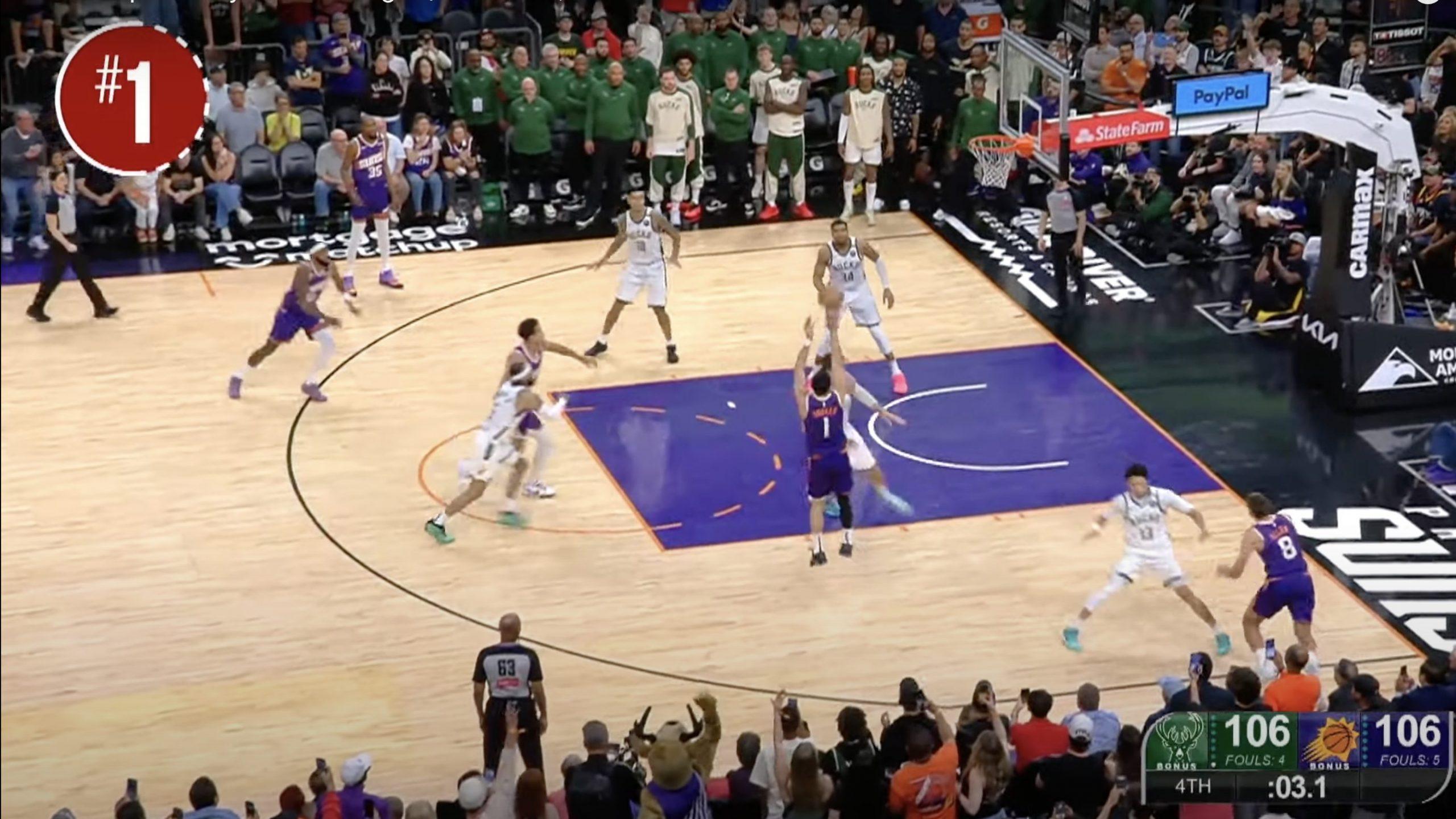 Devin Booker Top 10 25 mars 2025