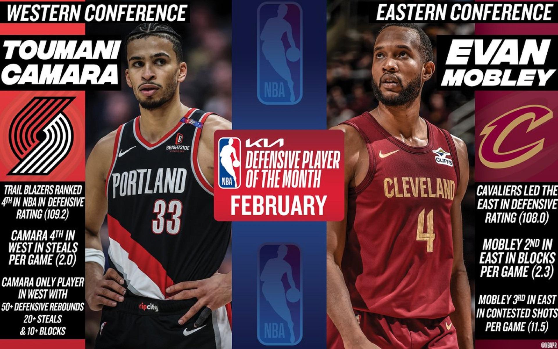 Toumani Camara Evan Mobley DPOM 5 mars 2025