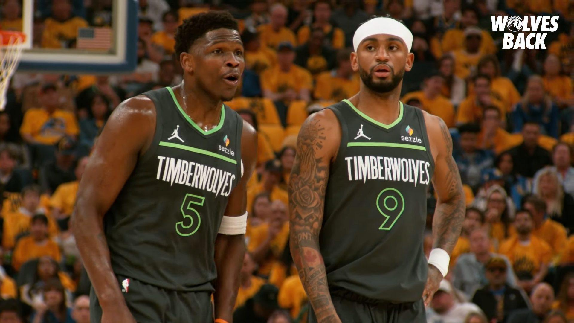 Anthony Edwards Nickeil Alexander-Walker Wolves 17 mai 2025