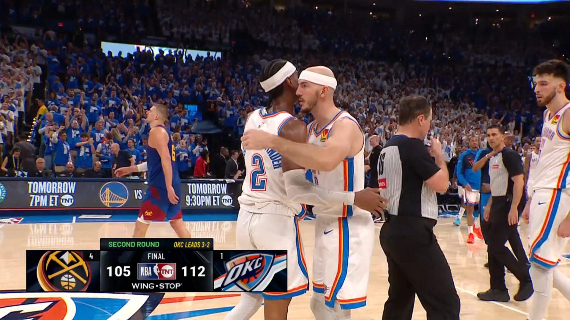 Shai Gilgeous-Alexander Thunder vs Nuggets 14 mai 2025