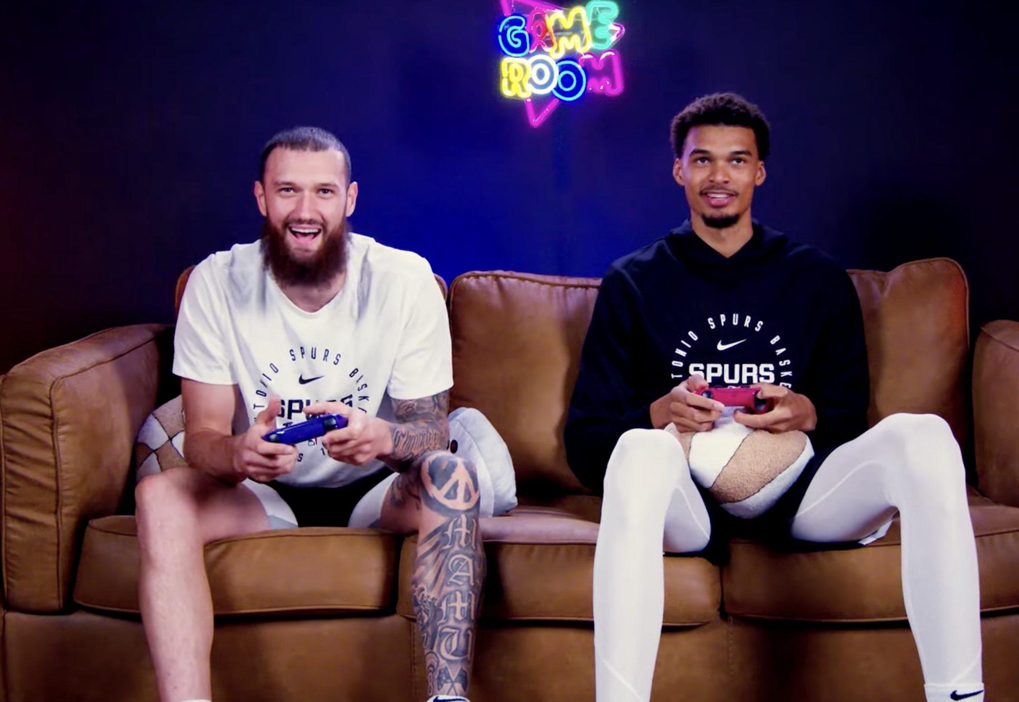 Sandro Mamukelshvili et Victor Wembanyama