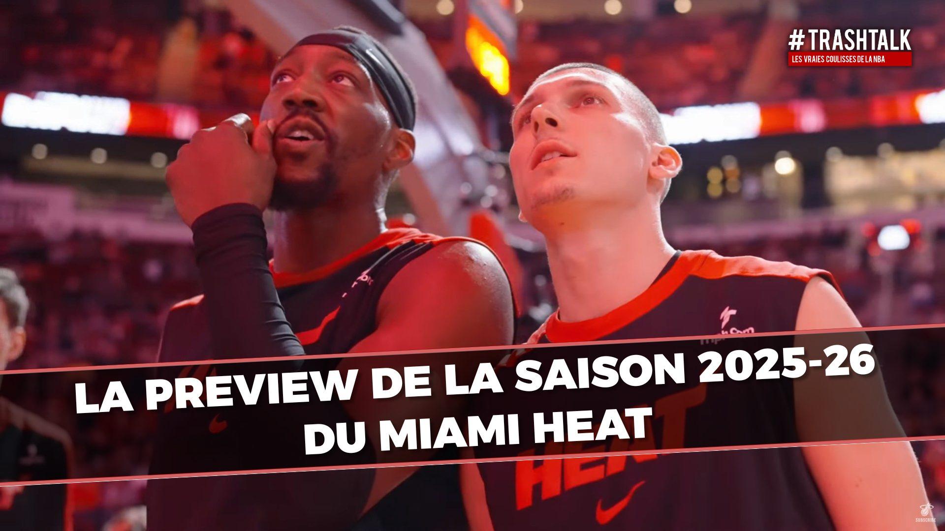 Couverture previews - Saison 2025-2026 Miami Heat