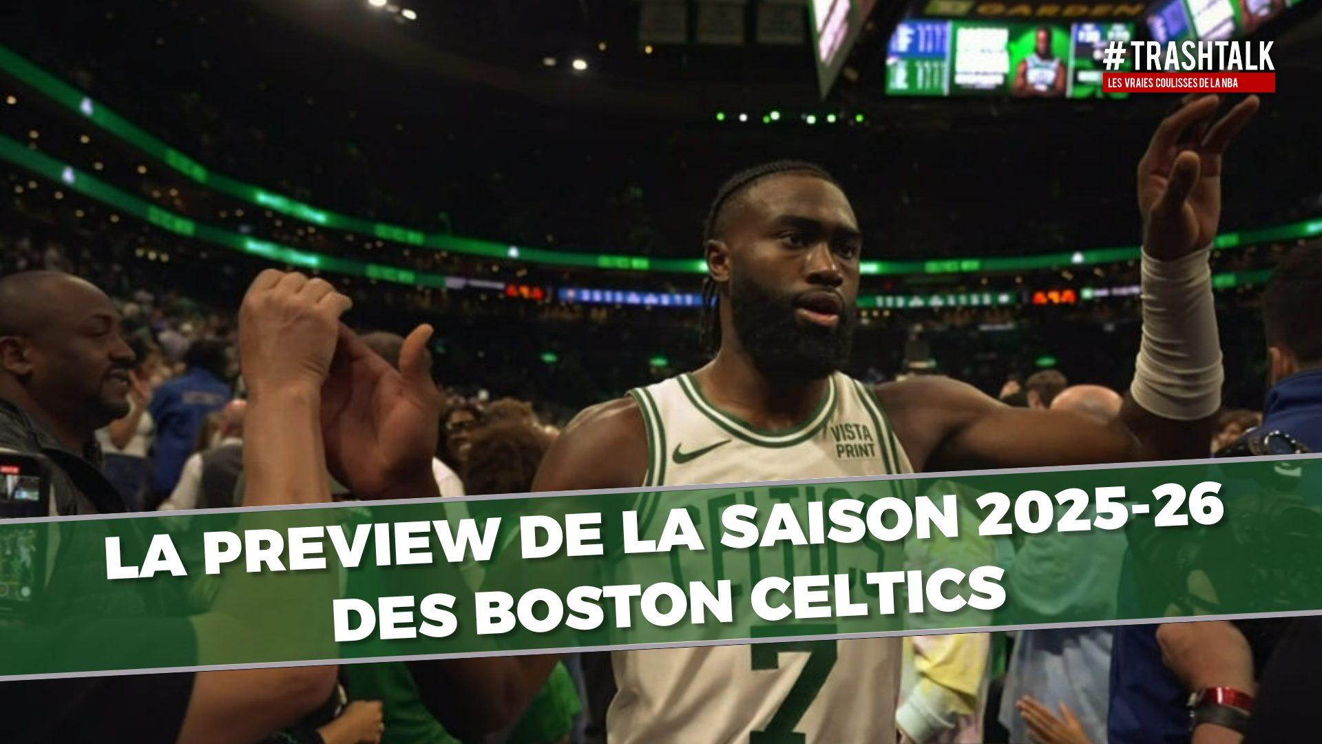 Couverture previews - Saison 2025-2026 boston celtics