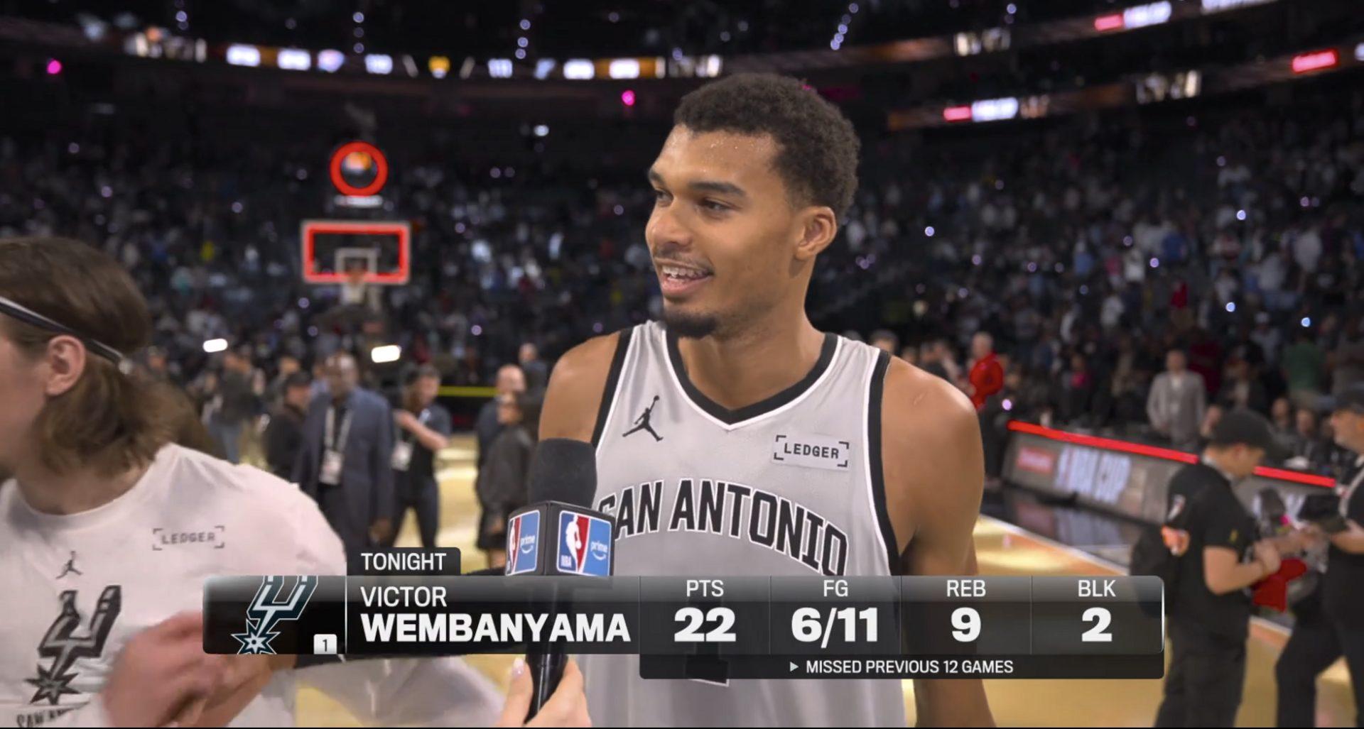 victor wembanyama 14/12/25