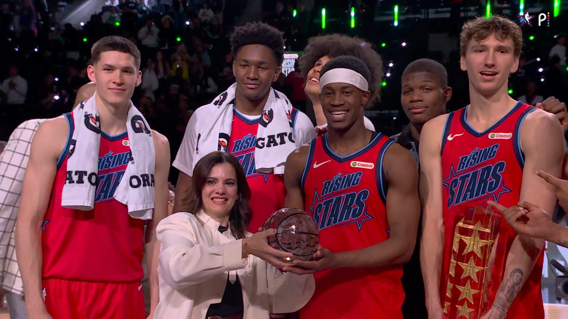 VJ Edgecombe Rising Stars Challenge MVP 2026 2026-02-14