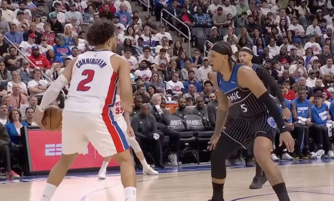 Cade Cunningham et Paolo Banchero Pistons Magic