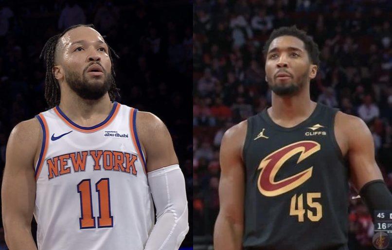 Jalen Brunson Donovan Mitchell, Knicks Cavaliers