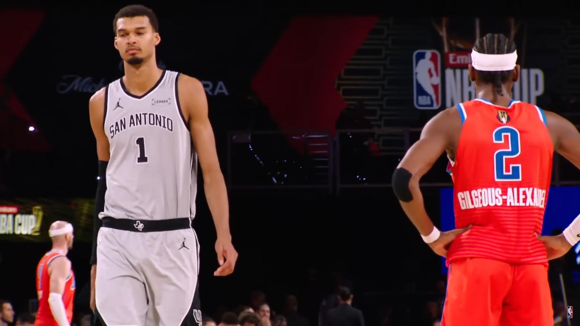 thunder spurs victor wembanyama shai gilgeous-alexander