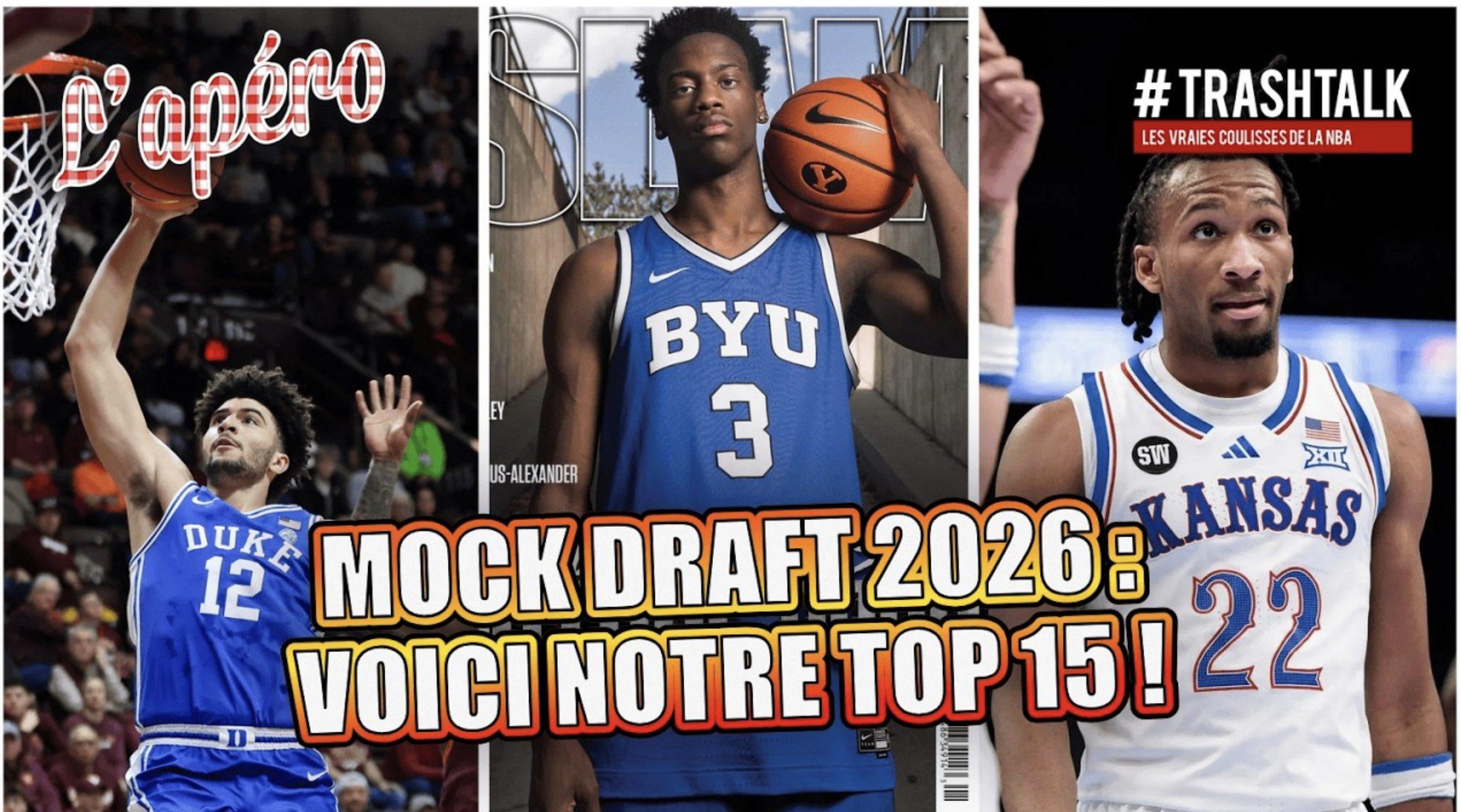 Mock Draft NBA 18 juin 2026