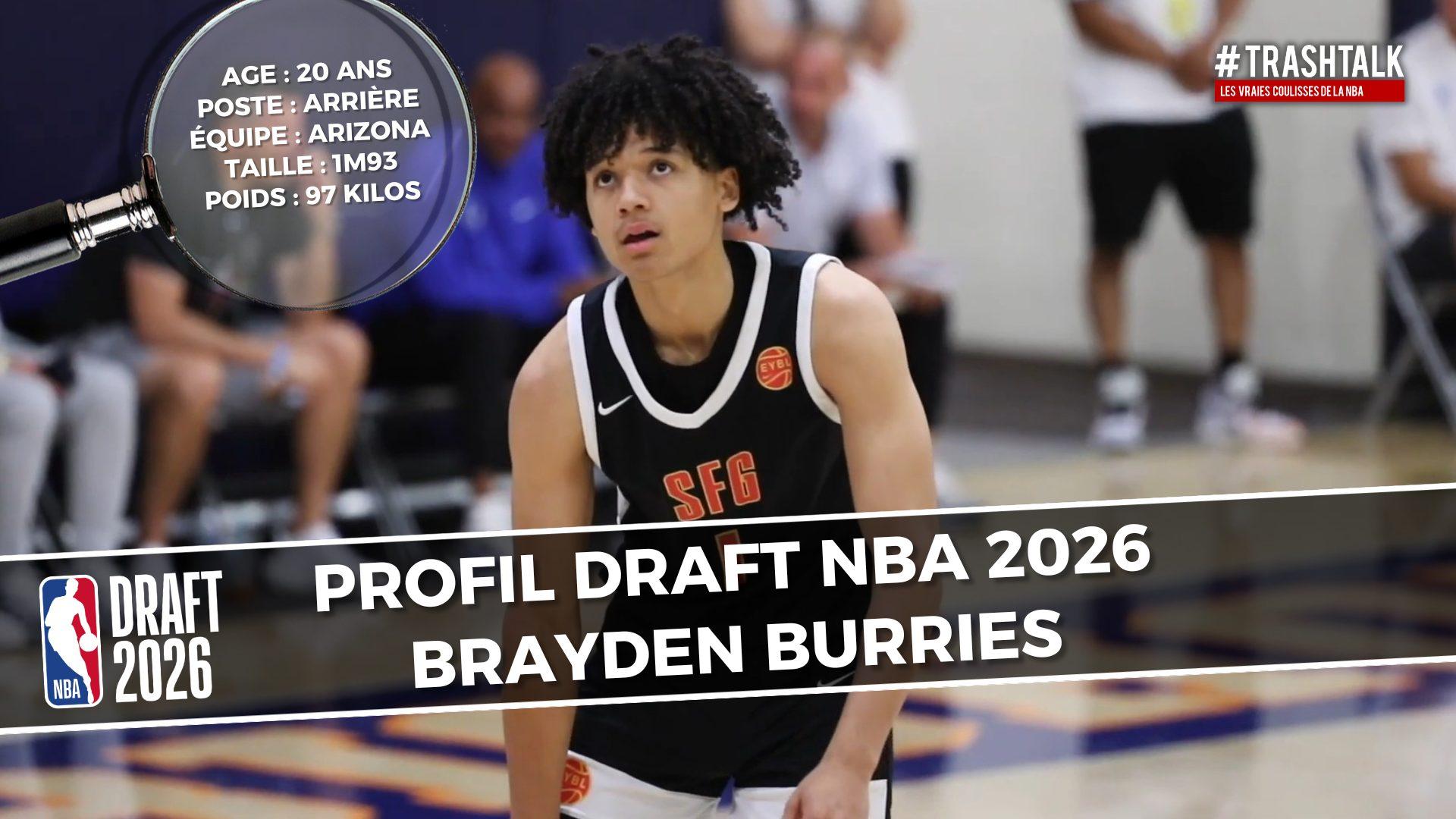 Couverture profils Draft Brayden Burries