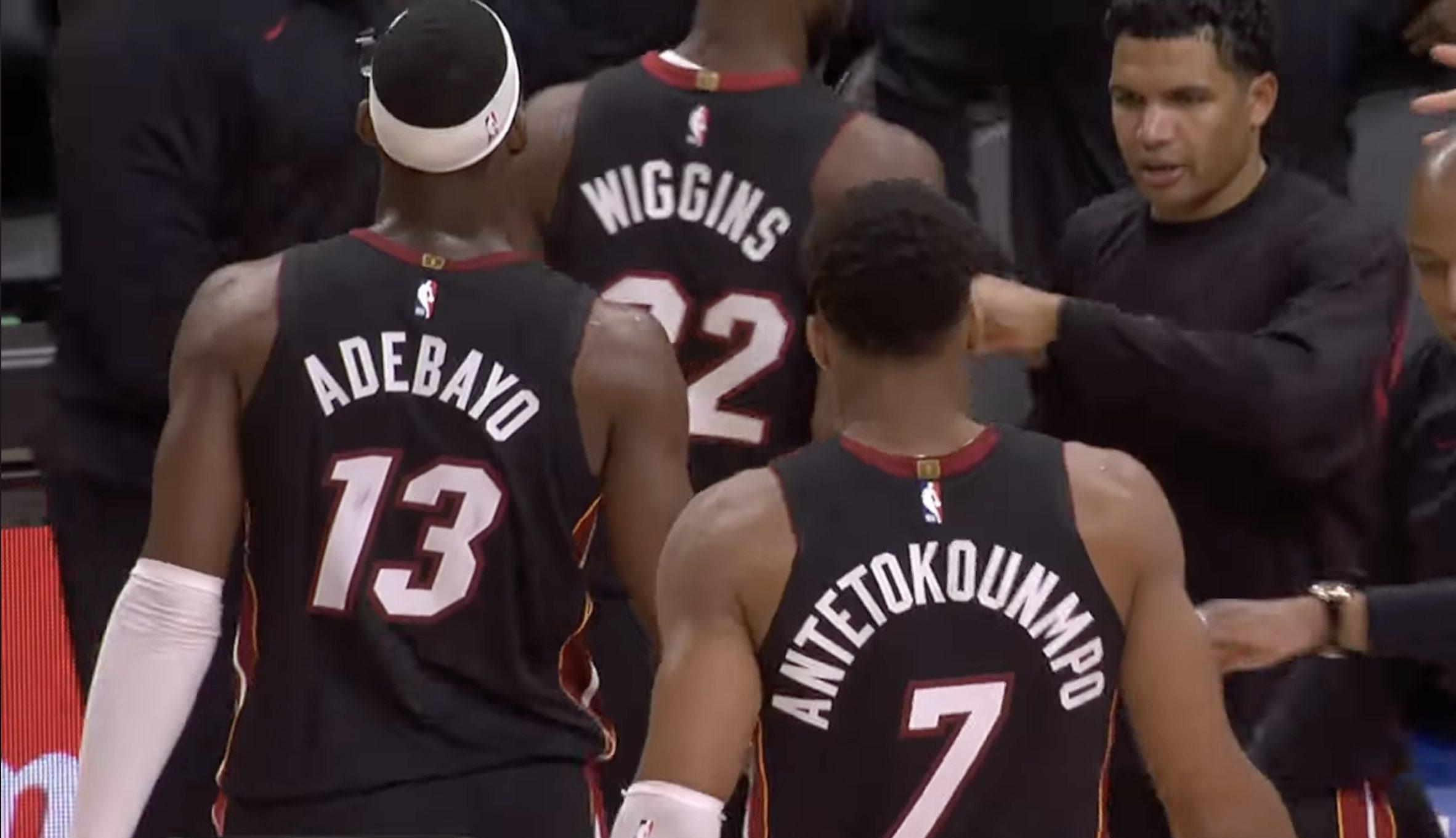 Bam Adebayo et Giannis Antetokounmpo Miami Heat 29 octobre 2026