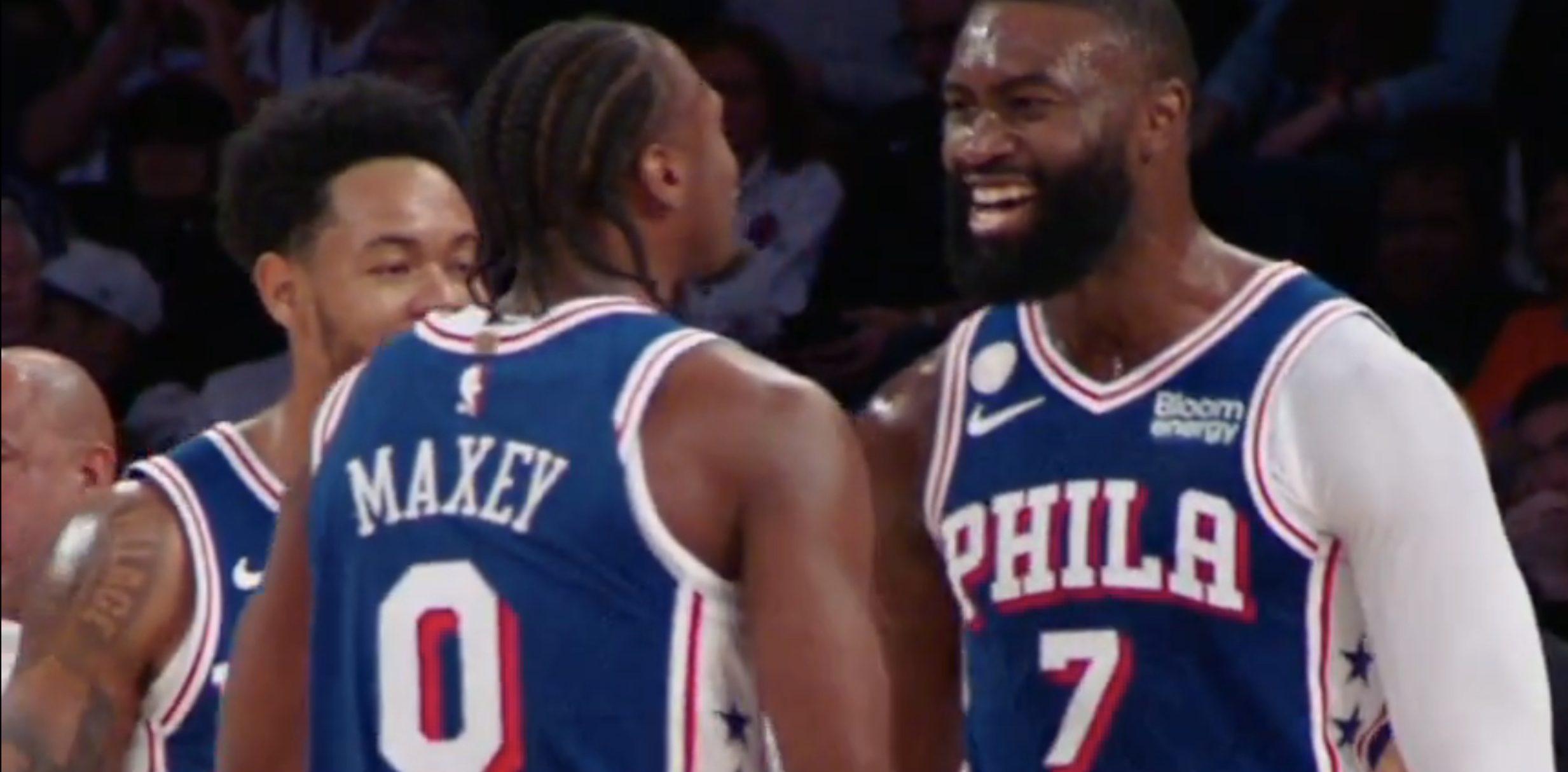 Sixers Jaylen Brown Tyrese Maxey