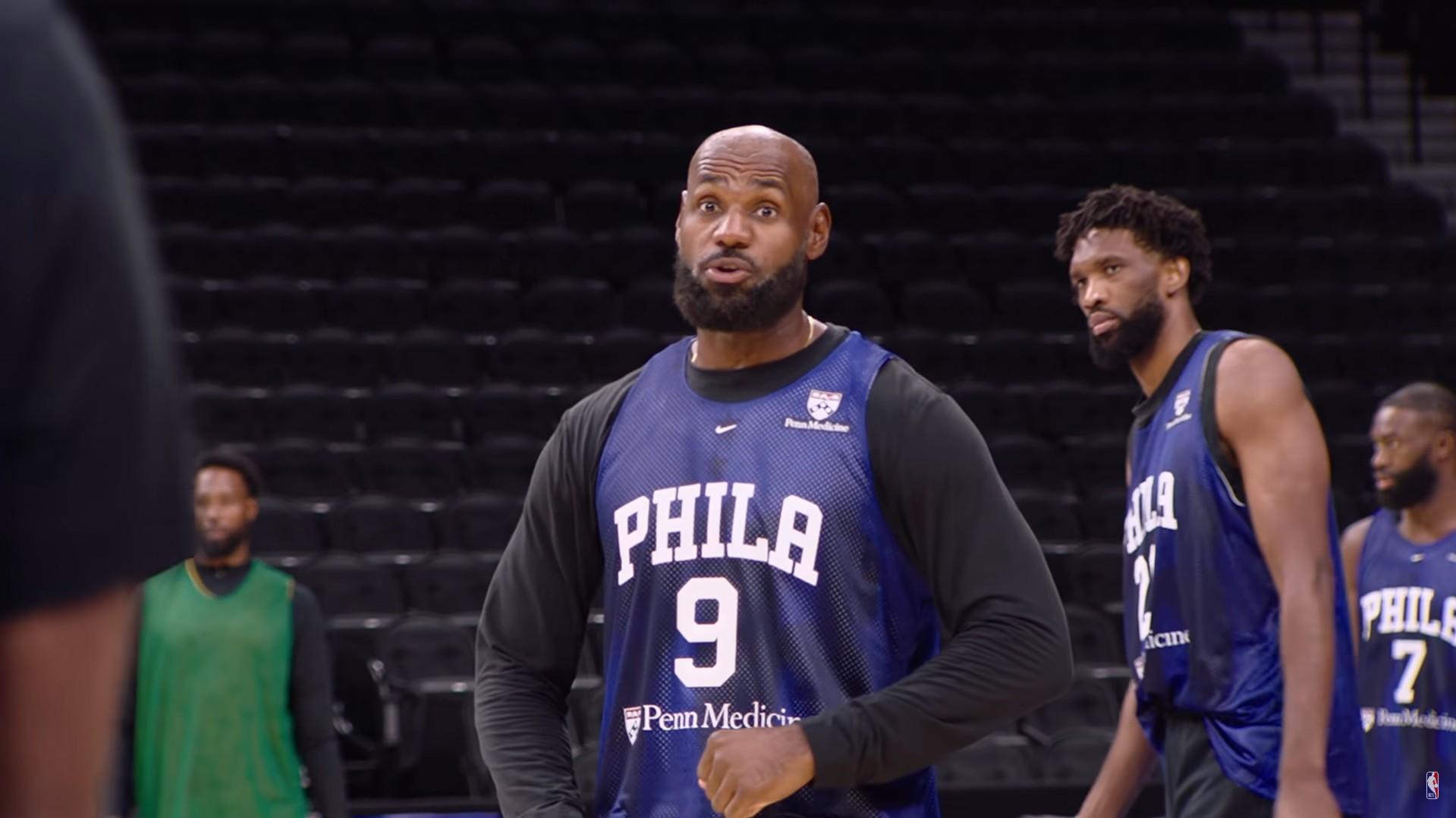 lebron james sixers