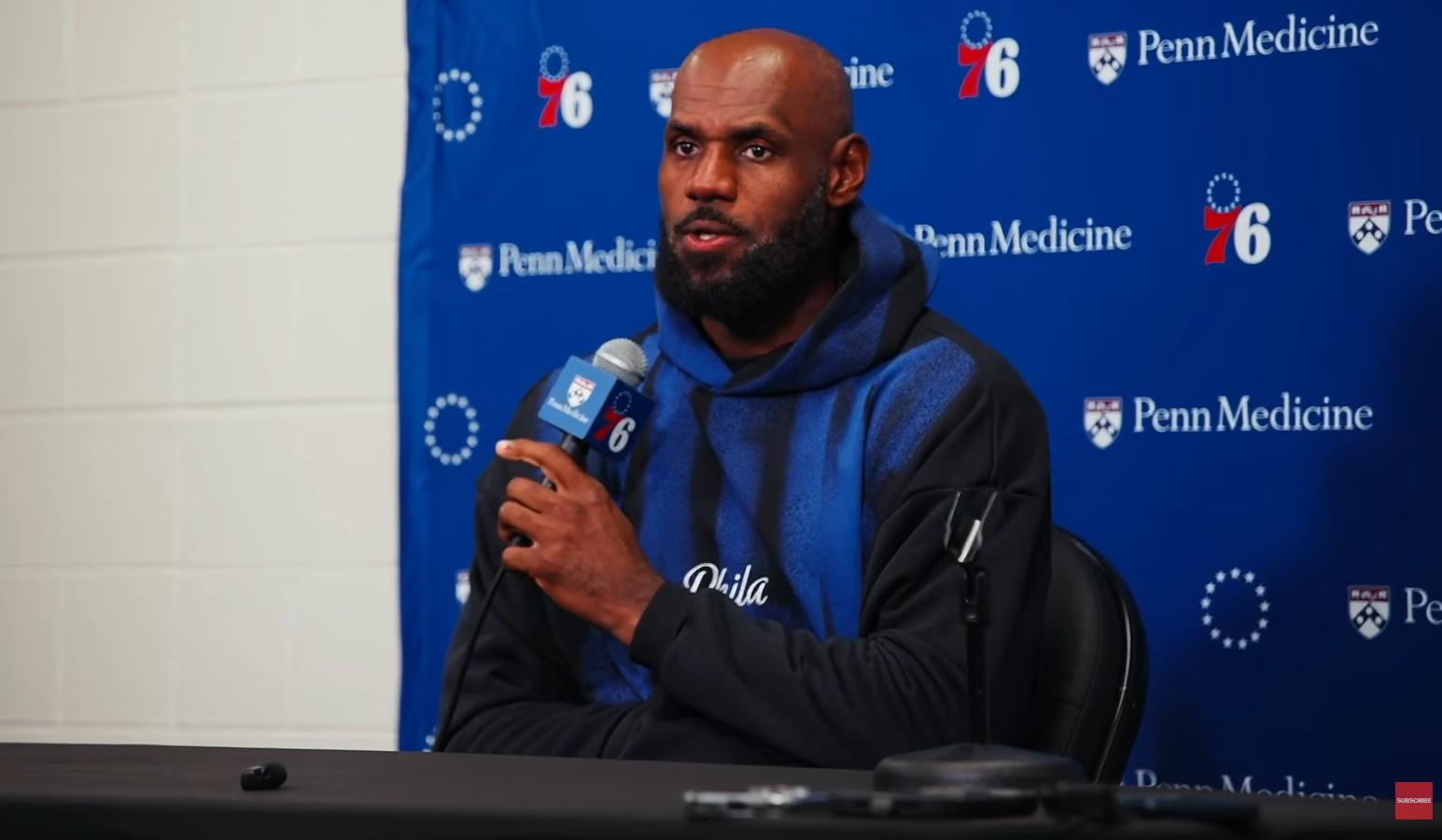 lebron james sixers