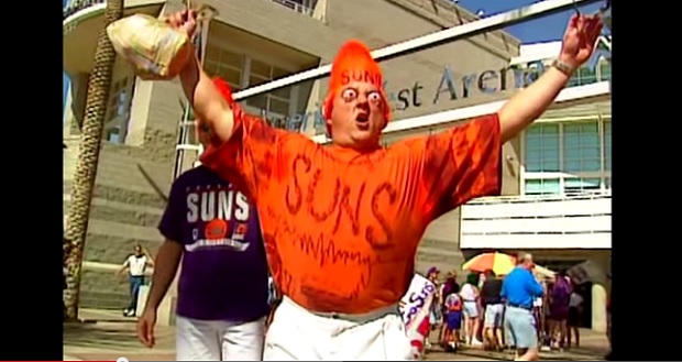 Phoenix Suns crazy fan