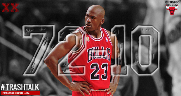 recibo femenino Vientre taiko Bulls 95/96 - 72 victoires pour l'histoire : Michael Jordan, un ...