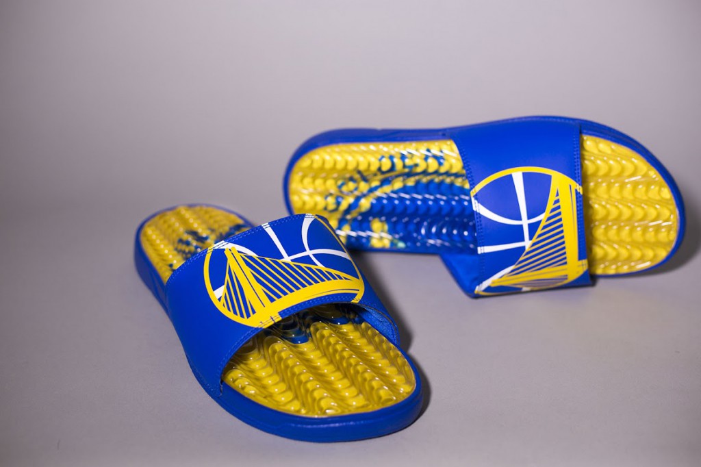 ISlide NBA Waves Gel Sandal, les premières paires de tongs pour dunker sur la plage