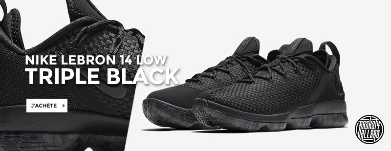 Nike LeBron 14 Low Triple Black
