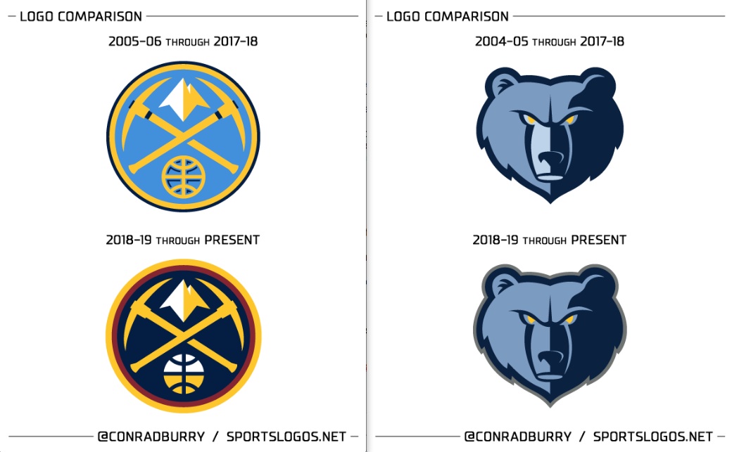 Nouveaux Logos Denver et Memphis