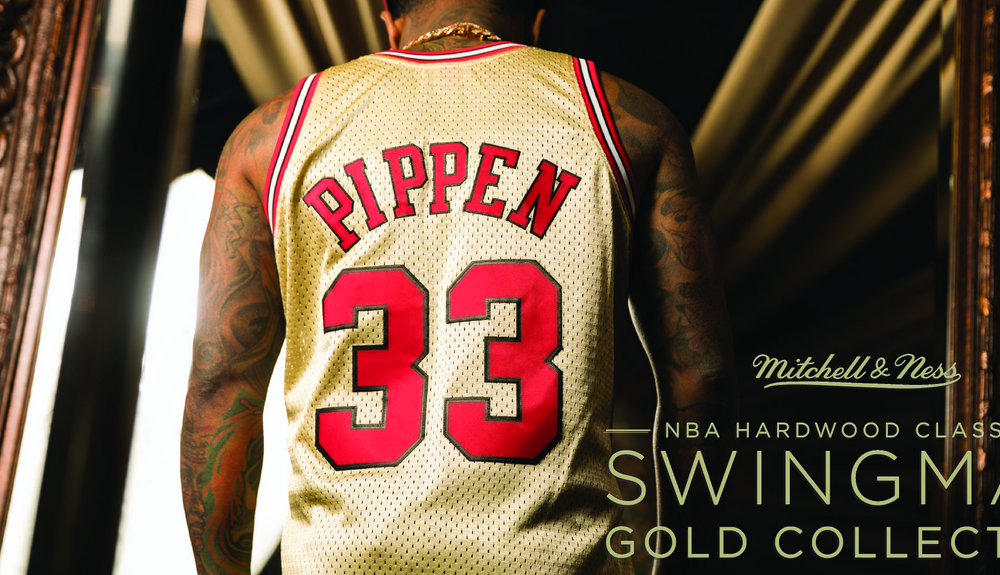 NBA Hardwood Classics Swingman Gold Collection Mitchell & Ness Pack Gold