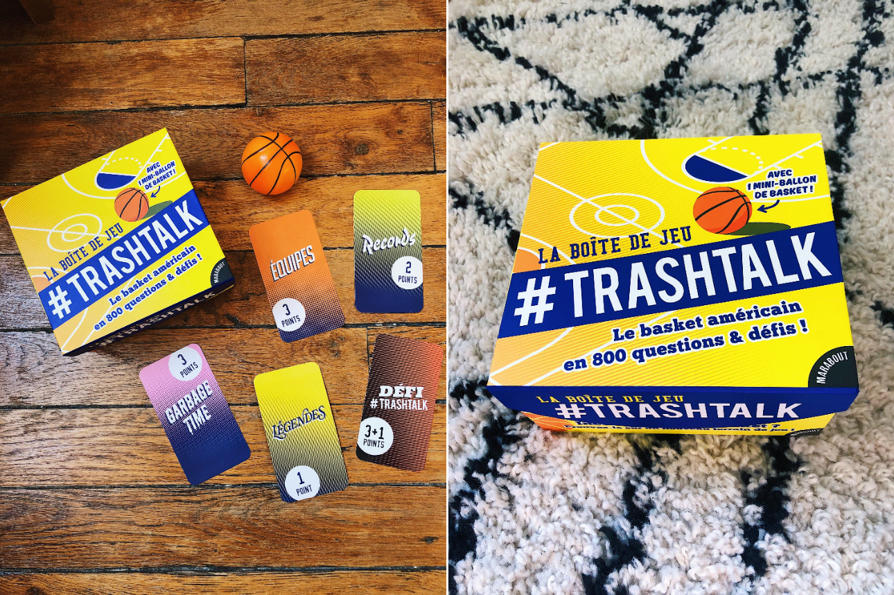 La boîte de jeu #Trashtalk Jeux - Livres et boîtes 31574 Le basket américain en 800 questions et défis ! 