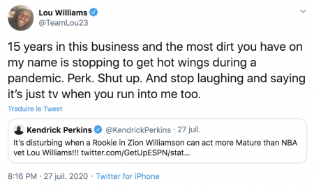 Lou Williams Kendrick Perkins