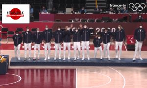 Equipe de France Cérémonie médaille 7 août 2021