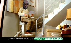 LeBron monte escalier