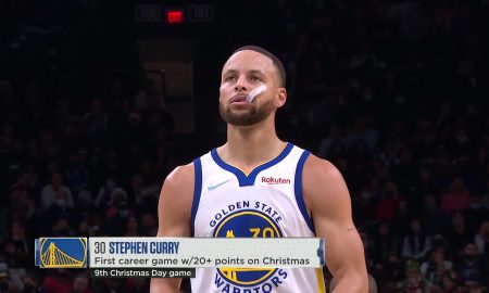 Stephen Curry Warriors 25 décembre 2021