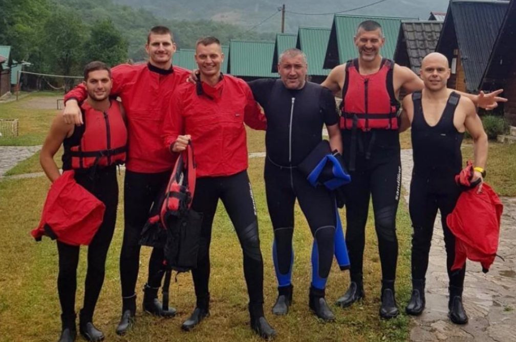 Nikola Jokic rafting 10 juillet 2022