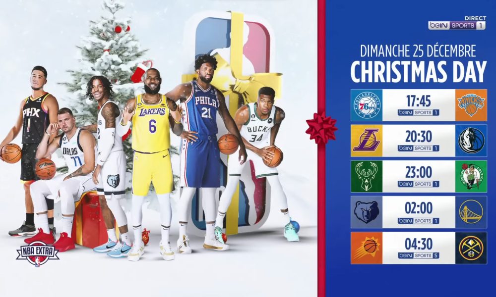 The 2022 NBA Christmas Day program on beIN Sports