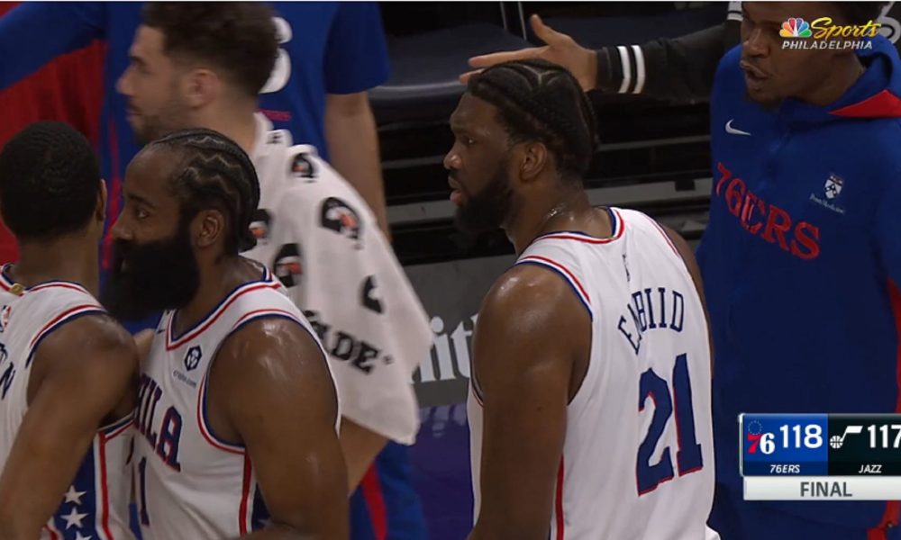Worn by the Harden-Embiid duo, the Sixers win in Utah