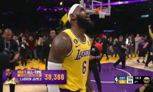 LeBron James Lakers 8 février 2023